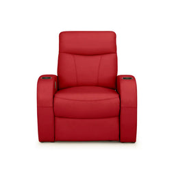 Rialto Italian Leather Home Theater Seating Single Recliner