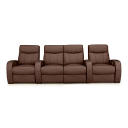 Rialto Italian Leather Home Theater Seating
