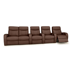 Rialto Italian Leather Home Theater Seating