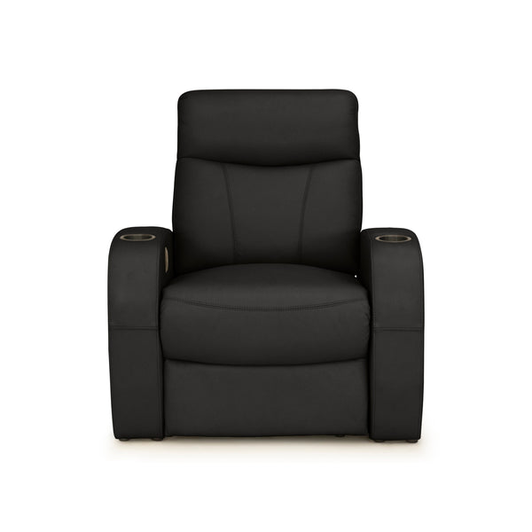 Rialto Italian Leather Home Theater Seating Single Recliner