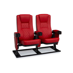 Seatcraft Madrigal Red Free-Standing Base Movie Theater Seats