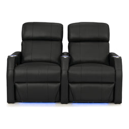 Sienna Italian Leather Spacesaver Home Theater Seating