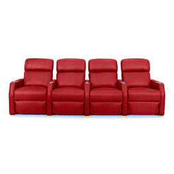 Sienna Italian Leather Spacesaver Home Theater Seating