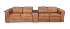 Row of 4 Dual Loveseats 138.0"