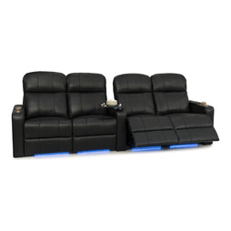 Venetian Italian Leather Home Theater Seating