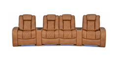 Row of 4 Middle Loveseat 140.0"