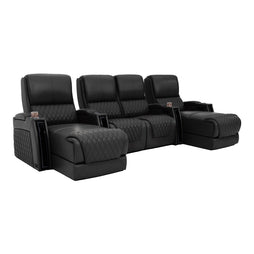 Apex Chaise CoolZeroᵀᴹ Italian Leather Home Theater Seating