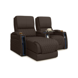 Apex Chaise CoolZeroᵀᴹ Italian Leather Home Theater Seating