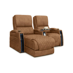 Apex Chaise CoolZeroᵀᴹ Italian Leather Home Theater Seating