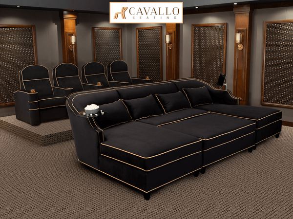 Cavallo Chorus Media Lounge Sofa, Fabric, 20+ Colors