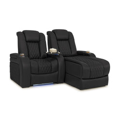 Diamante Chaise CoolZeroᵀᴹ Italian Leather Home Theater Seating