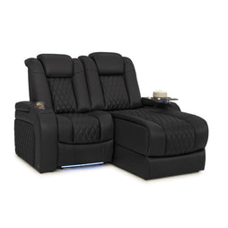 Diamante Chaise CoolZeroᵀᴹ Italian Leather Home Theater Seating