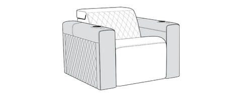 Single Recliner Standard 42.0"