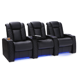 Enigma Italian Leather Home Theater Seats