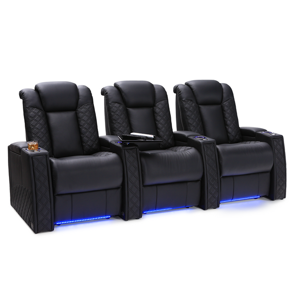 Enigma Italian Leather Home Theater Seats