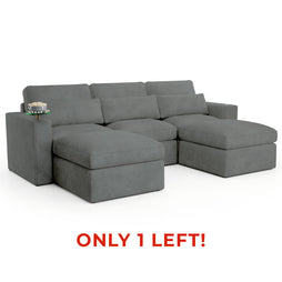 Fortuna Aria Ash 5 Piece Sofa