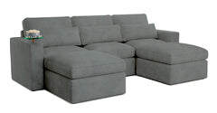 Row of 3 3 Ottomans 110.0"