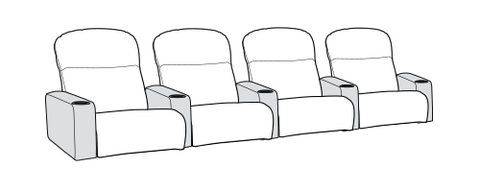 Row of 4 Standard 126.0"