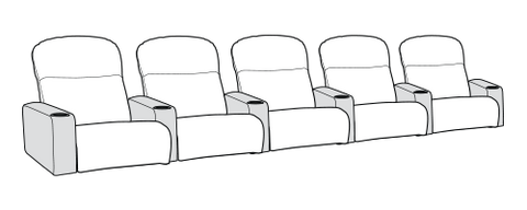 Row of 5 Standard 156.0"