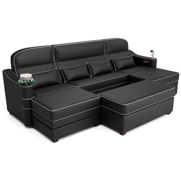 Symphony Home Theater Room Sectional And Chaise