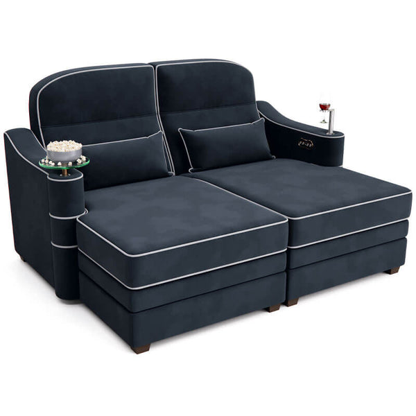 Symphony Media Room Chaise and Sectional