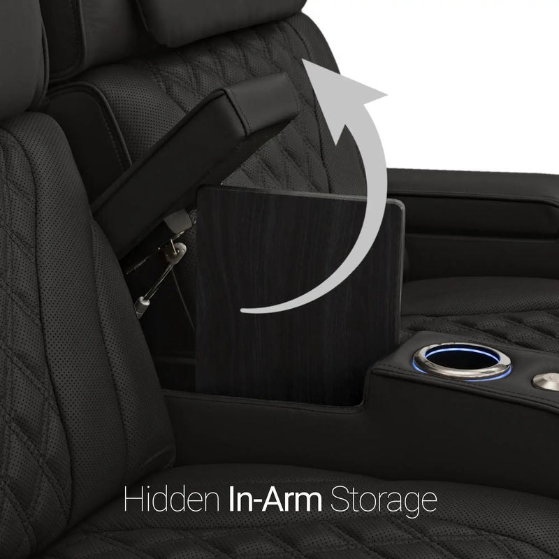 Hidden In-Arm Storage