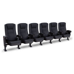 Seatcraft Montago Movie Seats, Vinyl, Black