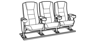 Row of 3 Standard 74.5"