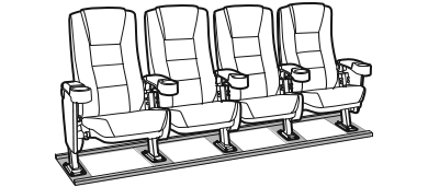 Row of 4 Standard 98.0"