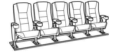 Row of 5 Standard 121.0"