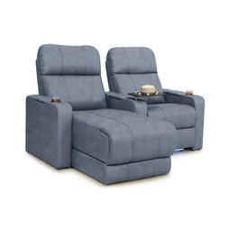 Monterey Chaise CoolZeroᵀᴹ Italian Leather Home Theater Seating