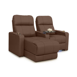 Monterey Chaise CoolZeroᵀᴹ Italian Leather Home Theater Seating