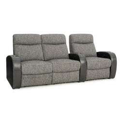 Rialto Italian Leather & Fabric Home Theater Seating