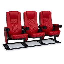 Seatcraft Madrigal Red Free-Standing Base Movie Theater Seats