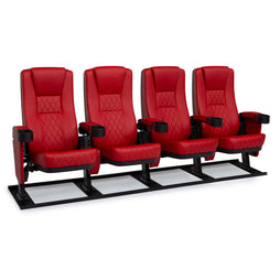 Seatcraft Madrigal Red Free-Standing Base Movie Theater Seats