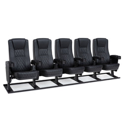 Seatcraft Madrigal Black Free-Standing Base Movie Theater Seats