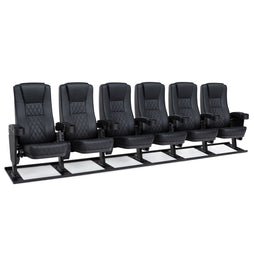 Seatcraft Madrigal Black Free-Standing Base Movie Theater Seats