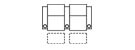 Row of 2 Standard 70.5"
