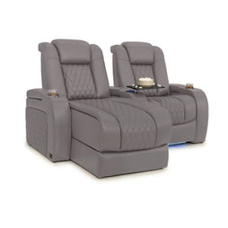 Diamante Chaise CoolZeroᵀᴹ Italian Leather Home Theater Seating