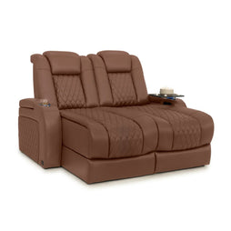 Diamante Chaise CoolZeroᵀᴹ Italian Leather Home Theater Seating