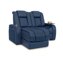 Diamante Chaise CoolZeroᵀᴹ Italian Leather Home Theater Seating