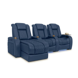 Diamante Chaise CoolZeroᵀᴹ Italian Leather Home Theater Seating