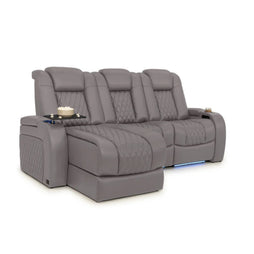 Diamante Chaise CoolZeroᵀᴹ Italian Leather Home Theater Seating