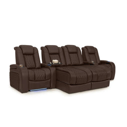Diamante Chaise CoolZeroᵀᴹ Italian Leather Home Theater Seating