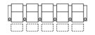 Row of 5 Standard 165.0"