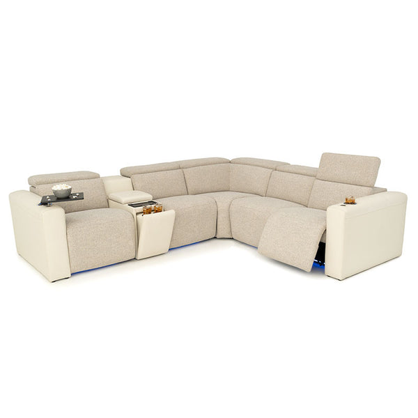 Catalina FX Power Console Home Theater L Sectional