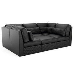Diamante Home Theater U Shaped Sectional Pit