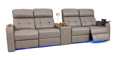 Row of 4 Dual Loveseats 124.0"
