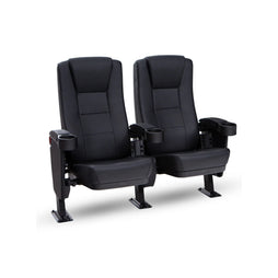 Seatcraft Montago Movie Seats, Vinyl, Black