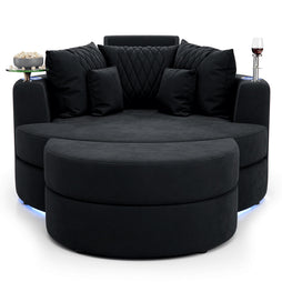 Swivel Cuddle Seat Home Theater Furniture